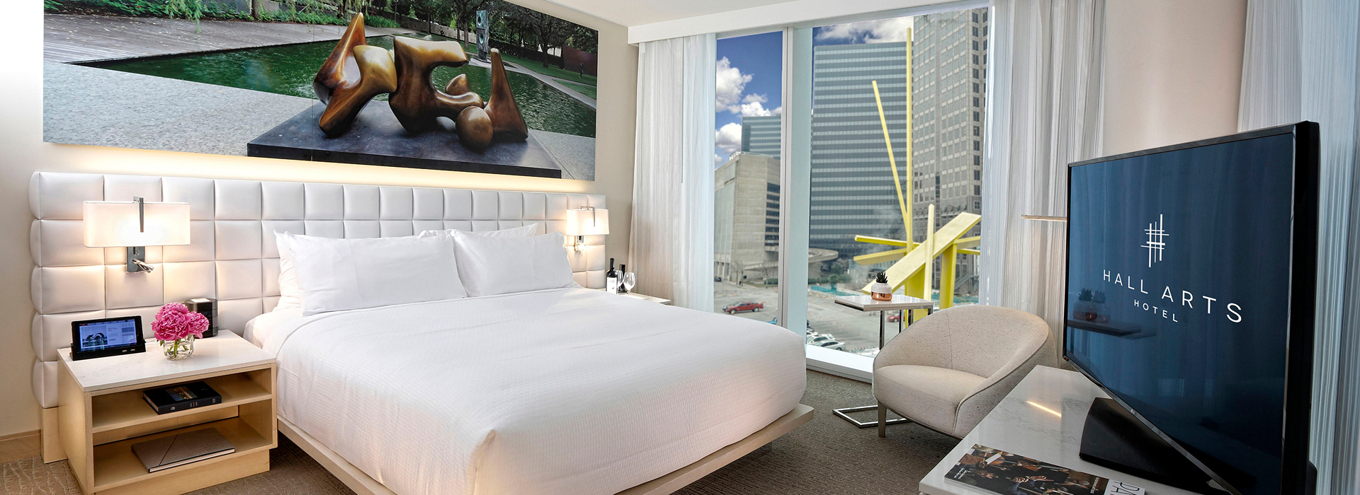 Dallas Accessible Hotel Rooms at HALL Arts Hotel in Dallas Downtown Historic District